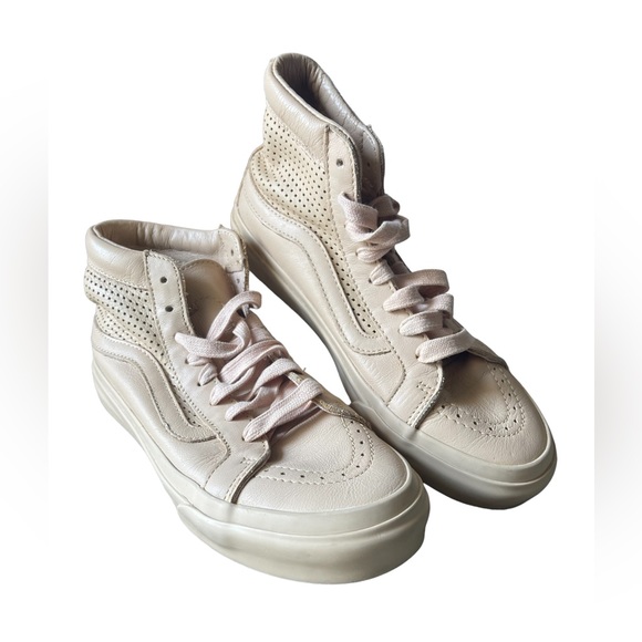 Vans Shoes - Vans Sk8-Hi Tapered Perforated Leather in Peach Blush Women's Size 6